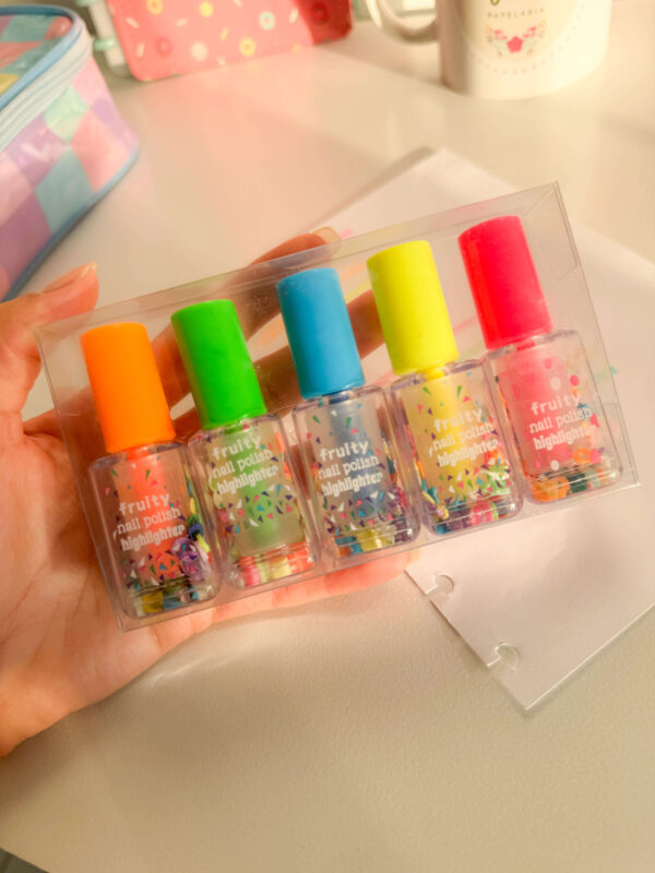 Kit marca texto esmalte Neon | Importado